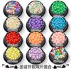 Navidad arcilla blanda parche ultrafino cerámica pintada calcetines de muñeco de nieve árbol de Navidad lentejuelas para uñas joyería esmalte de uñas material plástico
