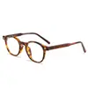 Armazón de Gafas Retro Estilo Coreano 8631 Anti-Luz Azul Miopía para Mujer 2236 Celebridad de Internet Liso Inserción de Pines Armazón de Lente Plano