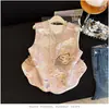Calidad Garantizada Reversible Nuevo Estilo Chino Brocado Song Jacquard Floral Dobladillo Curvo Chaleco Elegante para Primavera