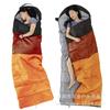 Saco de Dormir de Algodão com Blocos de Cor Estilo Envelope para Adultos para Uso Externo e Doméstico, Saco de Armazenamento, Universal para Interior e Exterior, Personalização