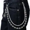 Pantalones de Cadena de Araña Europeos y Americanos para Halloween para Hombres, Cadena de Jeans de Nicho Hip-Hop de Gama Alta, Cadena de Cintura de Metal Transfronteriza para Hombres
