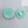 Em estoque atacado silicone escova de maquiagem almofada de lavagem com ventosa silicone rodada escova de lavagem almofada de maquiagem escova de limpeza almofada de limpeza