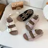 Sandálias Birkenstock Infantis 2026 Verão Novo Estilo Coreano Sandálias de Praia Abertas com Solado de Cortiça para Meninas Sapatos Frescos Respiráveis para Bebê