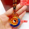 Collar 2024 nuevo para mujer de tres colores esmalte de color mantra de seis palabras cadena para suéter colgante regalo pequeño joyería