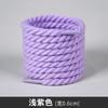 Cordones Redondos de Poliéster-Algodón Trenzados de Tres Hilos, un Par de Zapatos Casuales Versátiles, Zapatos Deportivos, Cordones de Algodón y Lino, un Par Blanco
