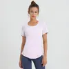 Top Cover-Up de Yoga de Verão para Mulheres, Solto, Cobre a Pele, Efeito Emagrecedor Roupa de Yoga, Treinamento de Corrida, Camiseta Fitness Esportiva de Manga Curta