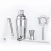 Nuevo traje de coctelera de acero inoxidable Coctelera Set de 5 piezas Herramientas de coctelería para bar