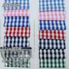 Tela de cuadros teñida en hilo de poliéster de 0.5 cm x 0.6 cm, 100% poliéster, 0.5 centímetros, 0.6 cm Tela para camisa de cuadros Chaoyang
