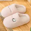 Pantuflas de Algodón Lidani para Mujer 2025 Nuevas Otoño/Invierno Hogar Interior Más Terciopelo Antibacterianas Antideslizantes Pantuflas de Pareja Hombre