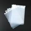 Sacos de embalagem de roupas em estoque, sacos com zíper PE para exportação transfronteiriça, sacos lisos espessados, sacos transparentes, sacos com fecho autoadesivo