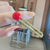 Horquilla dulce de color caramelo estilo japonés y coreano con flequillo, pasador para el cabello, tocado, ins simple, que combina con todo, pinza lateral, horquilla para cabello suelto, accesorios para el cabello de Corea del Sur