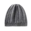 Chapéu de Tricô Unissex Outono/Inverno 2026 Chapéu de Lã Cashmere Quente para Cabeça Grande Gorro Versátil