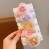Goma Pequeña de Peluche para Niñas, Lazo para el Cabello de Otoño e Invierno, Lazo Lindo para Niña, Lazo para Cola de Caballo, Lazo Estilo Princesa