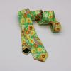 Gravata de Algodão para Homens e Mulheres, Algodão Estampado Floral Versão Estreita 6cm Gravata Casual para Mulheres, Fabricante de Gravatas Estampadas Estoque Pronta Entrega Atacado