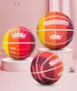 Balón de baloncesto de goma tamaño 4 para niños transfronterizo, resistente al desgaste, para niños de jardín de infantes, balones de entrenamiento tamaño 5 y 7 para estudiantes de primaria y secundaria