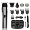 Set Multifuncional de Cortapelos Eléctricos, Cortapelos Casero, Cortapelos Eléctricos Recargables, Set de Cortapelos Eléctricos Completamente Lavables