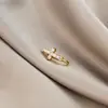 Clip para la Nariz en Forma de U Transfronterizo DIY Clip para la Nariz Europeo y Americano Sin Perforaciones Electrochapado de Cobre Oro Real de 18K Joyería Ajustable Venta Directa del Fabricante