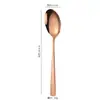 Cucharas de Acero Inoxidable 304 Al por Mayor Hotel Vajilla Occidental Cucharas para Servir Cucharas de Sopa Cucharas Comunales Cucharas para Café Postre Lujo Ligero
