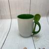 Suministros del Fabricante Tazas de Cerámica de Colores con Logotipo Personalizable, Cuchara, Taza, Vaso para Agua, Oficina Personalizado Creativo Personalización