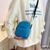Bolsas Femininas Nova Moda Bolsa de Lona Bonito Mais Fácil de Combinar Estilo Coreano de Alta Aparência Estudante Pequena Bolsa Crossbody Fresca 2024 Bolsa
