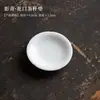Bandeja de Cerâmica Verde Sombra Embossada Feita à Mão Bandeja para Gaiwan Conjunto de Chá Kung Fu Celadon Xícara do Anfitrião Xícara de Degustação Xícara de Chá Xícara da Feira