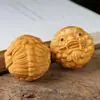 Novedad Tuya Sándalo Dorado Bola Pixiu Pieza de Mano Portátil Juego Literario Artesanía de Madera Juego Literario