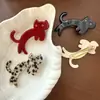 Presilhas de Cabelo de Gato Japonesas e Coreanas, Presilhas Versáteis de Desenho Animado de Animal para Franja e Lado, Presilhas de Bico de Pato, Presilhas de Cabelo Femininas