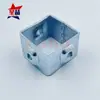 Acessórios para Cercas de Proteção de Equipamentos Industriais Conector Galvanizado para Tubo Quadrado 60 Rede de Isolamento para Armazém e Oficina Fivela