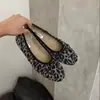Nuevos Zapatos Planos de Hada Boca Baja Lazo para el Trabajo Mary Janes Rosas Otoño Invierno Versátiles 2026 Suela Suave Ballet Ante