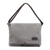 Bolso cruzado para hombre transfronterizo Bolso mensajero vintage Bolso de hombre Bolso de lona Bolso de hombro Maletín casual para el día a día Mochila