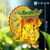 Imán de Nevera de Linterna Iluminada de Metal de Beijing Nanchang Xizang Luoyang Nanjing Tianjin Shenyang Souvenirs Culturales y Creativos