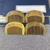 Precio de Fábrica Venta al por Mayor Peine de Sándalo Portátil Peine Pequeño de Madera de Luna Bolsa para Peine Peine de Sándalo Tallado Peine de Regalo