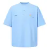 Nanxia Nuevo Estilo de Verano Retro Americano Sencillo Casual Manga Corta de Moda Camiseta con Letra Unisex Holgada