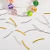 Acessórios para joias DIY preservação de cor tubo curvo liso tubo redondo escovado pulseira colar pulseira material com contas feito à mão cobre