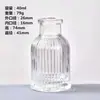 100ml Coluna Romana Aromaterapia Garrafa Vertical Stripe Garrafa De Vidro Fino Material Branco Cartão Vidro Romano Aromaterapia Atacado
