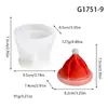 Molde de silicone para vela de árvore de natal de papai noel, pinha, série de natal, boneco de neve, feriado, faça você mesmo, molde decorativo
