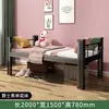 Litera reforzada con armario de almacenamiento, adecuada para dormitorios de empleados; cama de estructura de acero de doble capa fácil de montar sin necesidad de tornillos