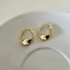 Pendientes retro europeos y americanos de alta gama con sensación francesa pendientes estilo frío de Instagram pendiente de giro geométrico pendientes de temperamento tendencia
