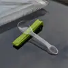Cuchara desechable envuelta individualmente cuchara para pudín cuchara pequeña de plástico cuchara para helado