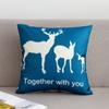 Cojines decorativos estampados personalizados, Cojines para sofá con logo, Fundas de lino nórdicas para regalo, Venta al por mayor del fabricante, Personalización de patrón floral
