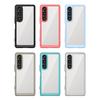 Adecuado para Carcasa de Teléfono Móvil Xperia1 Vi Sony Xperia1 Vi Colorida Transparente Tpu Parte Trasera Dura Borde Suave Carcasa de Teléfono Móvil