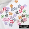 Nueva Decoración de Uñas Flor de Cristal de Hielo Mezclada Gelatina Resina Tridimensional Flor de Lirio Uña Portátil Joyería de Diamante para Uñas Venta al por Mayor
