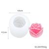 Molde de silicona para vela de rosa diy Día de San Valentín para poner molde de cubitos de hielo de rosa hielo para hockey sobre hielo de whisky