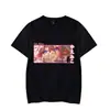 Anime japonês de 2025 Yae Miko nova moda estampa simples estilo europeu e americano unissex camiseta gola redonda