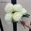 Crisantemos artificiales, crisantemos de garra de dragón de 7 cabezas, para decoración del hogar y de bodas, disponibles en múltiples colores, adecuados para arreglos interiores y exhibiciones florales