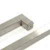 Fábrica de Origen Tubo Cuadrado en Forma de L de Acero Inoxidable Manija Pasamanos Barra para Toallas Accesorios de Ferretería para Baño Calidad de Exportación