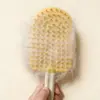 1 pieza Herramienta para eliminar pelo de mascota Cepillo para Gatos con Forma de Helado, Cepillo para Perros de Doble Cara con Púas Suaves de Masaje, Suministros de Aseo para Gatos para Eliminar el Pelo Suelto de Perros y Gatos de Pelo Largo y Corto y Masaje Diario para Mascotas