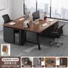 Escritorio de oficina y silla combinados Escritorio de jefe Escritorio de computadora de escritorio Escritorio de personal de oficina moderno y sencillo para el hogar