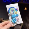 Accesorios para el Cabello de Hada Pinza para el Cabello Estilo Mori Girl Pinza para el Cabello Arcoíris Pinza de Nube Clip Lateral Coreano Ins Estilo Chica Trendy Ins