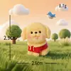 Miniatura de Paisaje Linda Historieta Mascota Cachorro Figura Decoración DIY Accesorios Adorno de Escritorio Coche